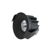 LED Camicro Downlight vast dimbaar 4W 45D zwart 2.700K IP44 230lm