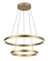 ONE DOUBLE PHASE up/down, brass pendant light, 35W 2700/3000K 130D