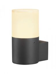 GRAFIT E27 round, anthracite wall-mounted light