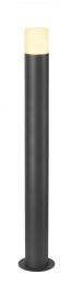 GRAFIT E27 90 Pole round, anthracite free-standing lamp
