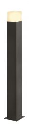 GRAFIT E27 90 Pole square, anthracite free-standing lamp
