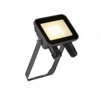 FLOODI S, anthracite / transparent wall and ceiling-mounted light, 9.3W 3000K 100D