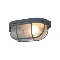 Plafondlamp Lisanne Industrieel Grijs / Transparant 1340GR 40W