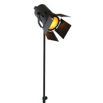 Vloerlamp Carré Industrieel Zwart / Chroom 1577ZW 40W