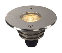 DASAR 92 LED LV rond edelstaal 1xLED 3000K