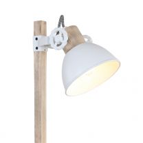 Tafellamp Gearwood Trendy Wit / Hout 2665W 40W