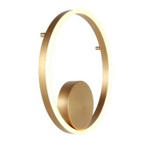 Wandlamp en Plafondlamp Mykty 3687GO Goud, 2400Lumen