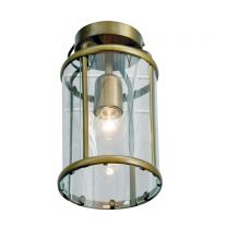 Plafondlamp Pimpernel Klassiek Brons / Transparant 5973BR 60W