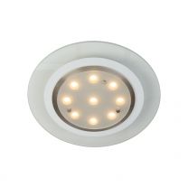 Plafondlamp Tocoma Modern Staal / Wit 7480ST 9x1W 720LM
