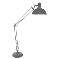 Vloerlamp Office Magna Trendy Grijs / Wit 7633GR 60W