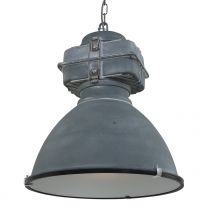 Hanglamp Densi Industrieel Grijs / Wit 7779GR 60W