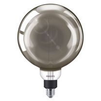 Philips Classic LEDglobe E27 200mm Filament Smoke 6.5W 200lm - 818: Retro-style LED Lamp with Vintage Charm