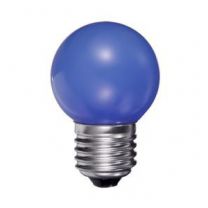 LED Kogellamp 0.5W E27 Blauw